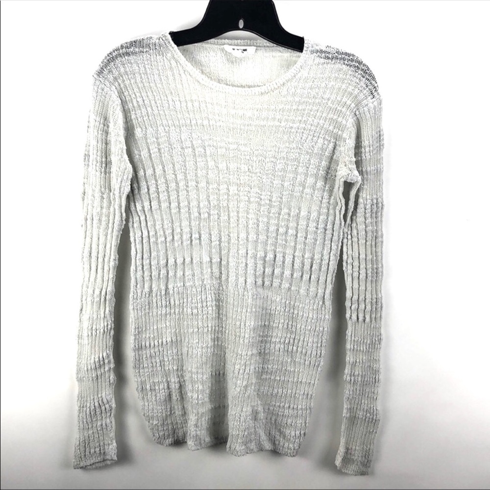 DESIGNER OFF WHITE HELMUT LANG KNIT LONG SLEEVE XS